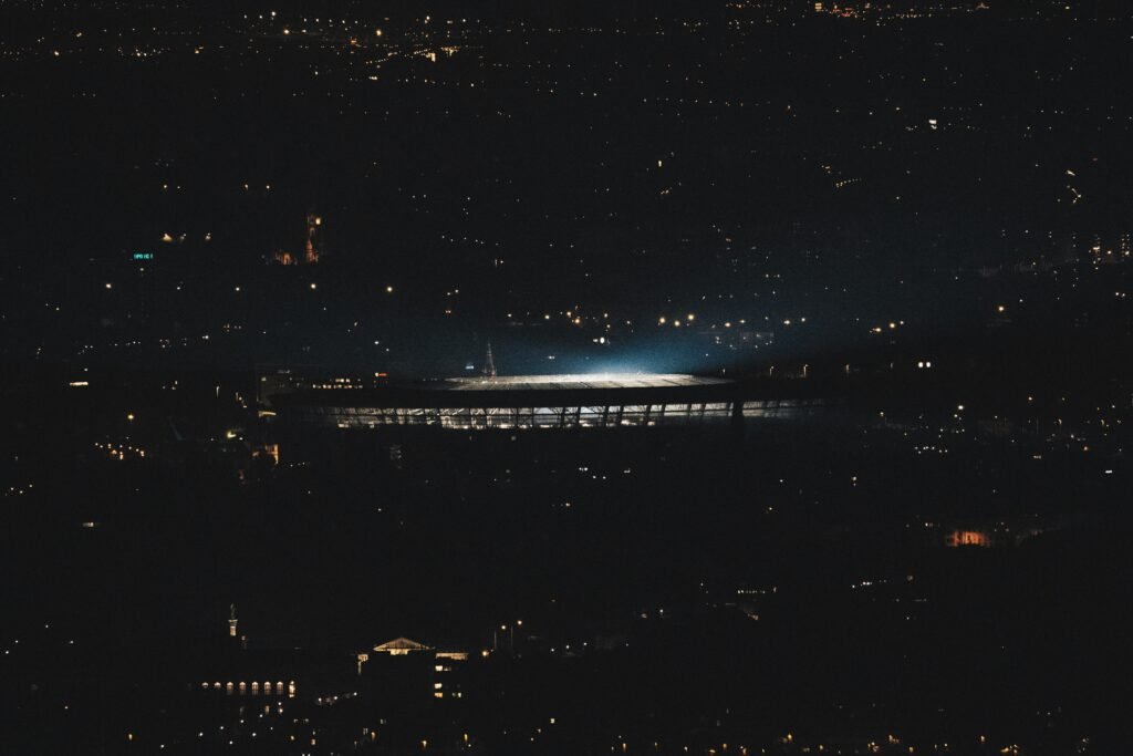 Levi's Stadium night view Super Bowl 2026 record advertising costs