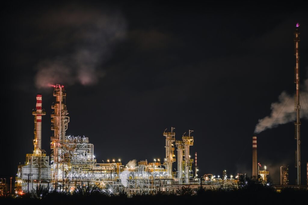 US oil refinery project industrial plant representing energy infrastructure in Texas