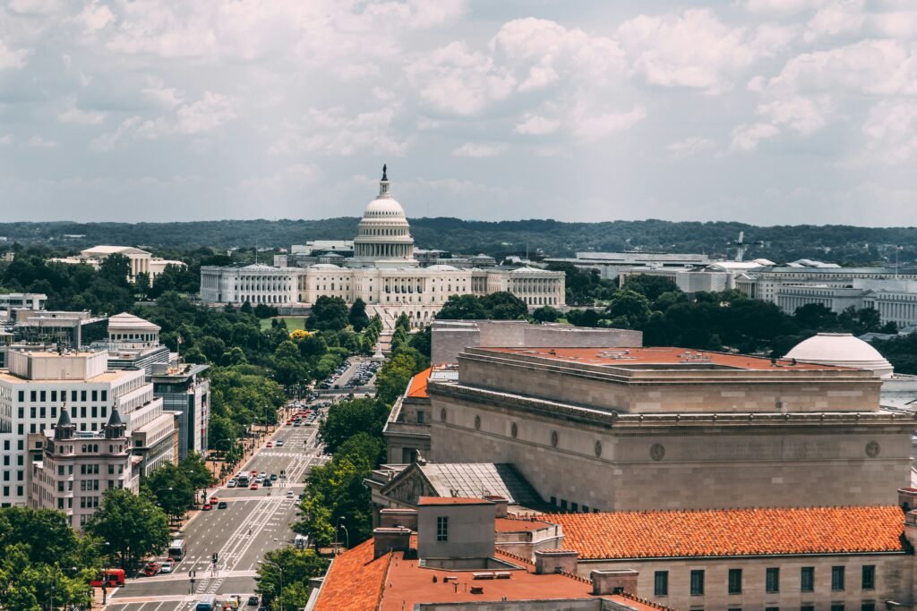 US Capitol building in Washington during Senate vote on Iran war powers resolution